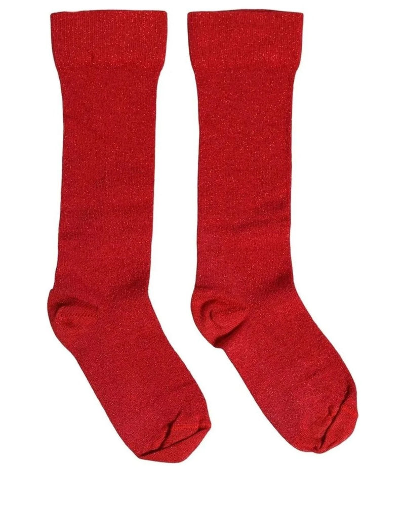 Dolce & Gabbana Crew Sock in red, Viscose — view 4