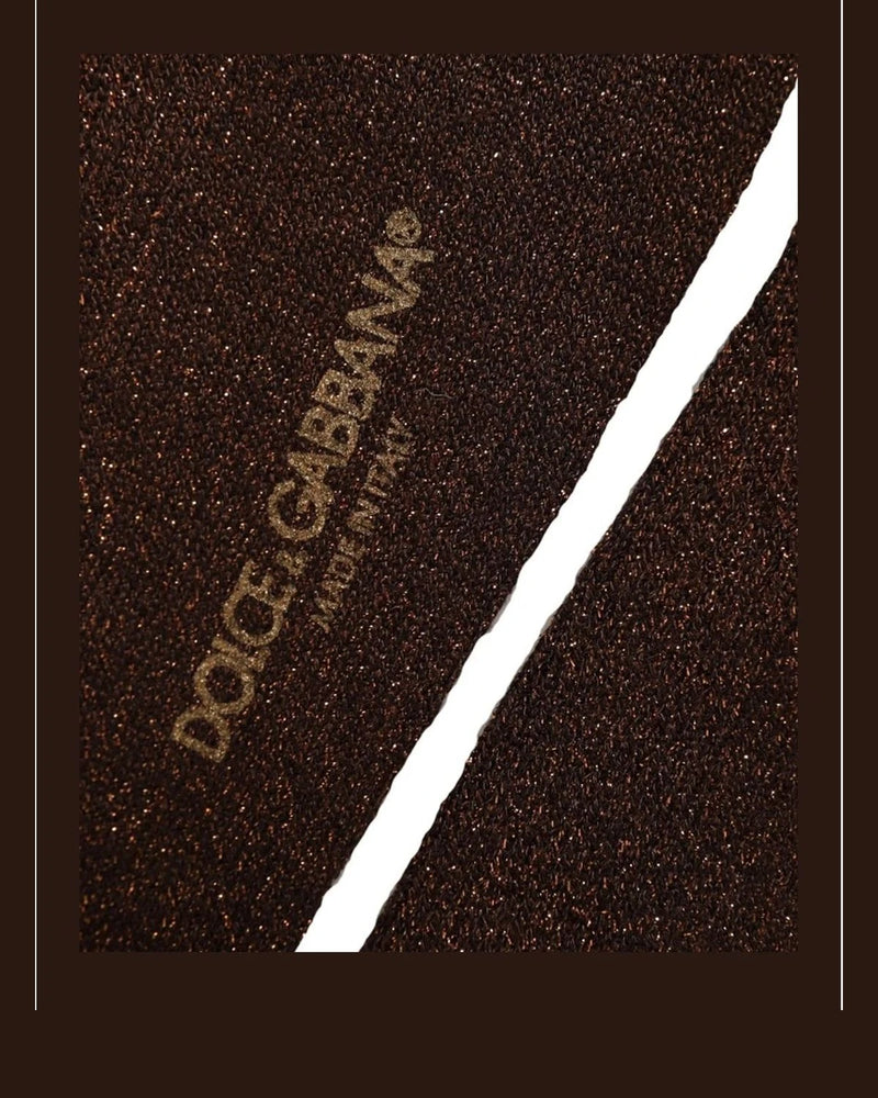 Dolce & Gabbana Dress Sock in brown, Viscose