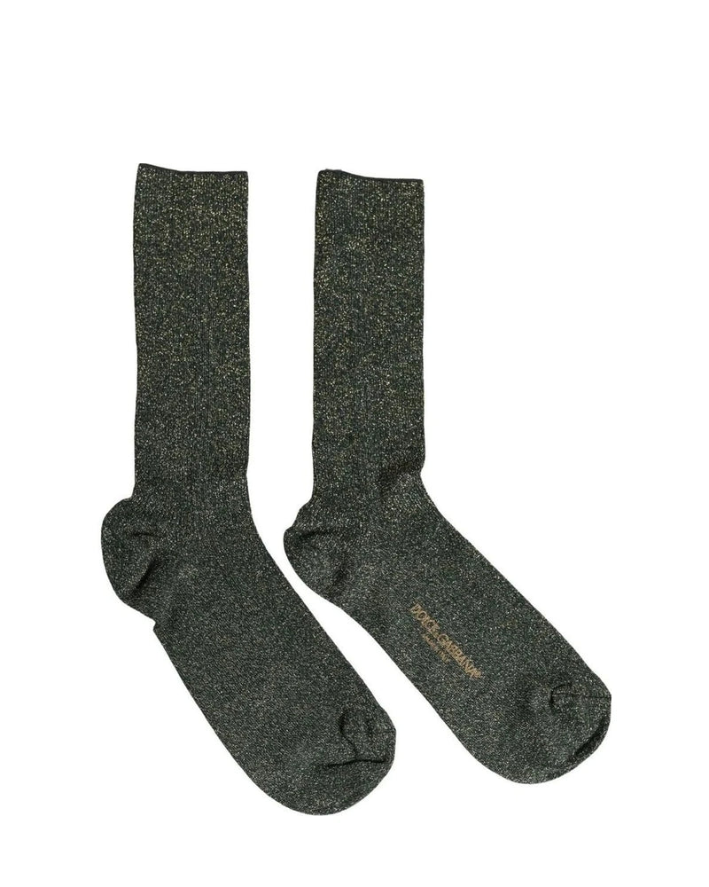 Dolce & Gabbana Dress Sock in bronze, Viscose — view 4