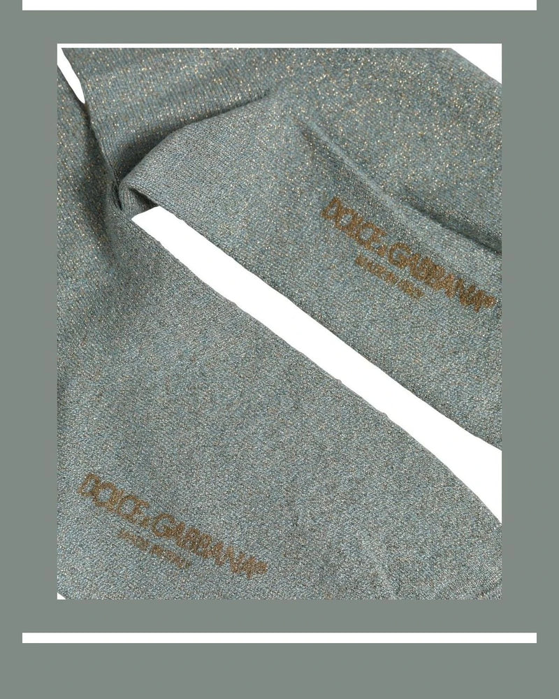 Dolce & Gabbana Crew Sock in gray, Viscose