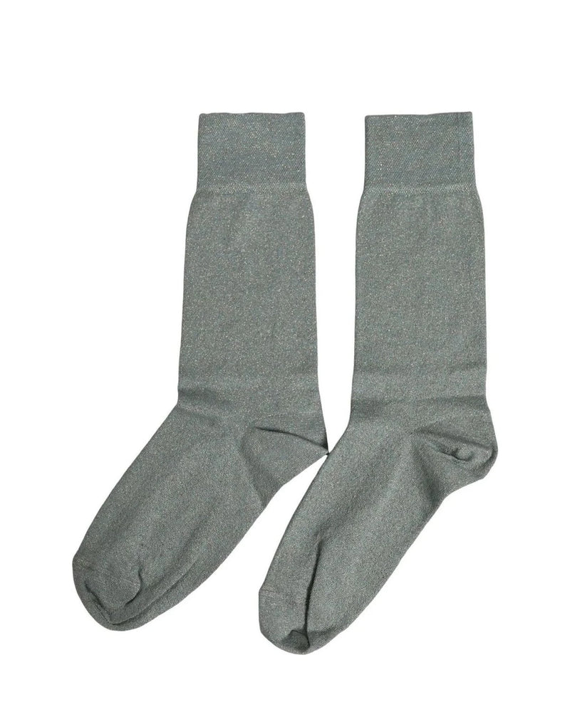 Dolce & Gabbana Crew Sock in gray, Viscose — view 2