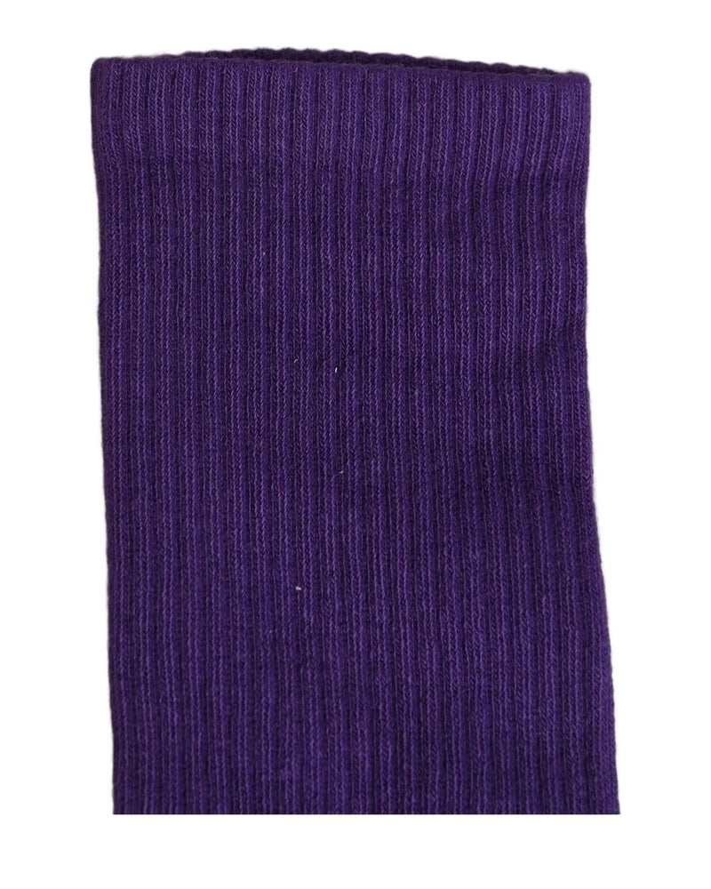 Dolce & Gabbana Crew Sock in purple, Cotton
