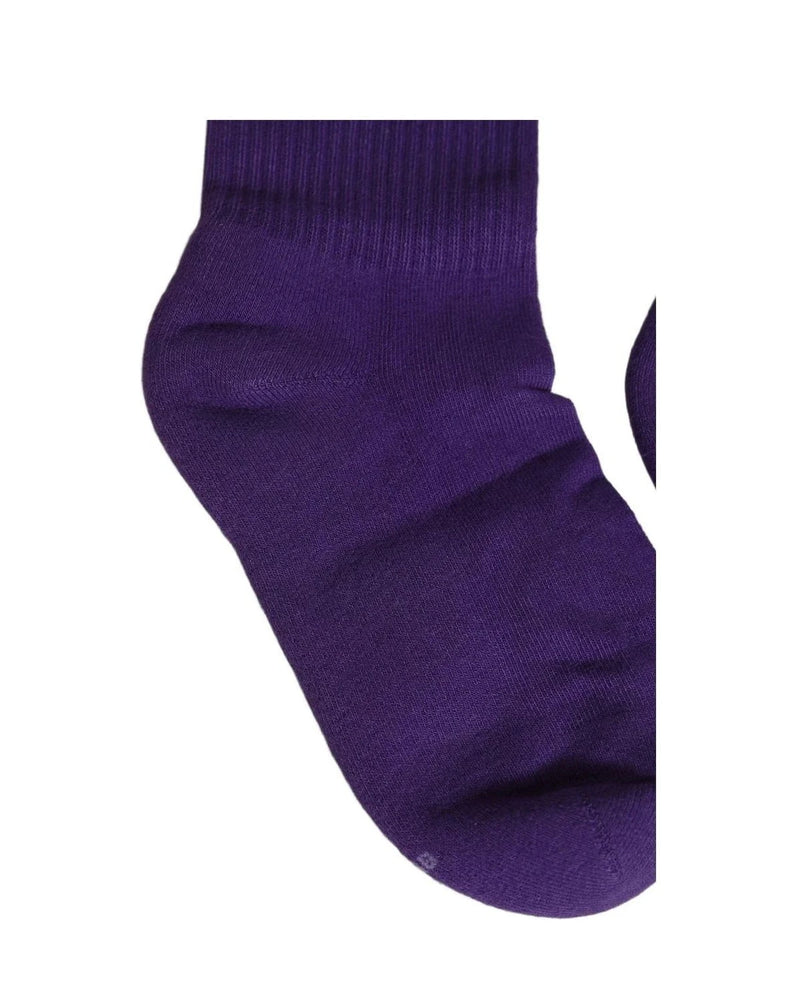 Dolce & Gabbana Crew Sock in purple, Cotton — view 5