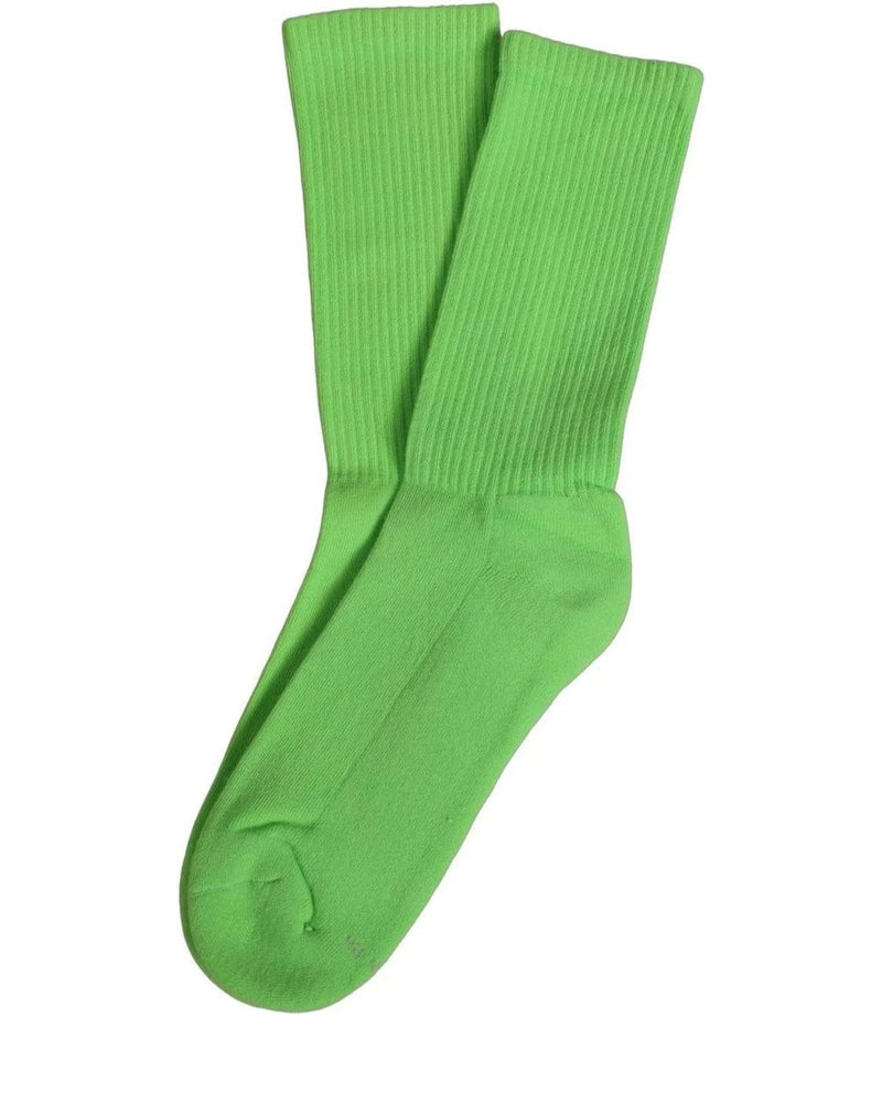 Dolce & Gabbana Crew Sock in green, Cotton — view 3
