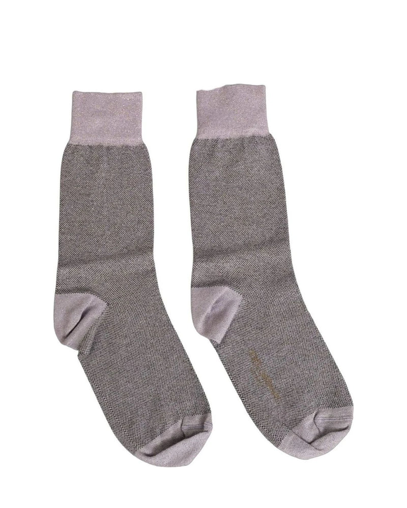 Dolce & Gabbana Crew Sock in gray, Viscose — view 4