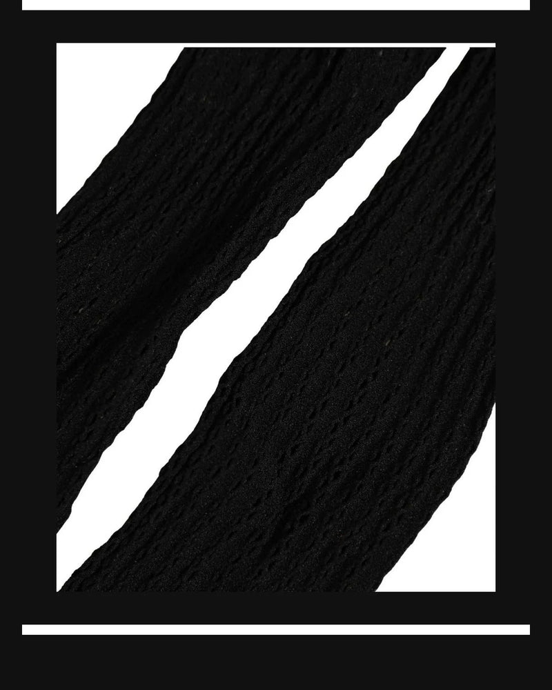 Dolce & Gabbana Knee Sock in black, Nylon