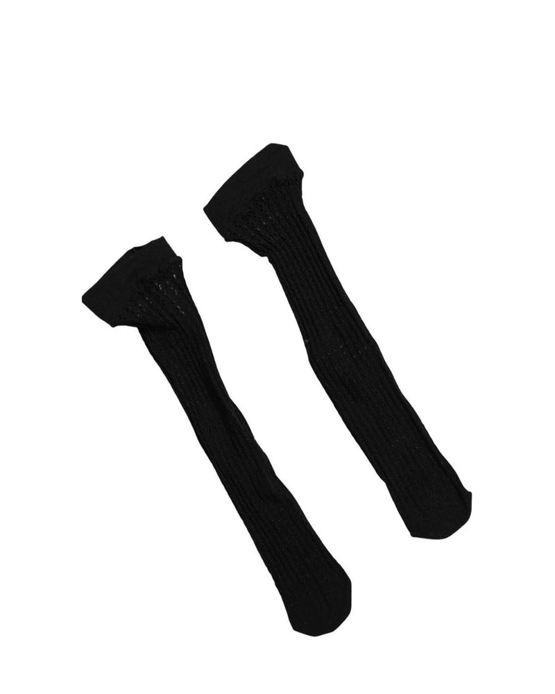 Dolce & Gabbana Knee Sock in black, Nylon — view 4