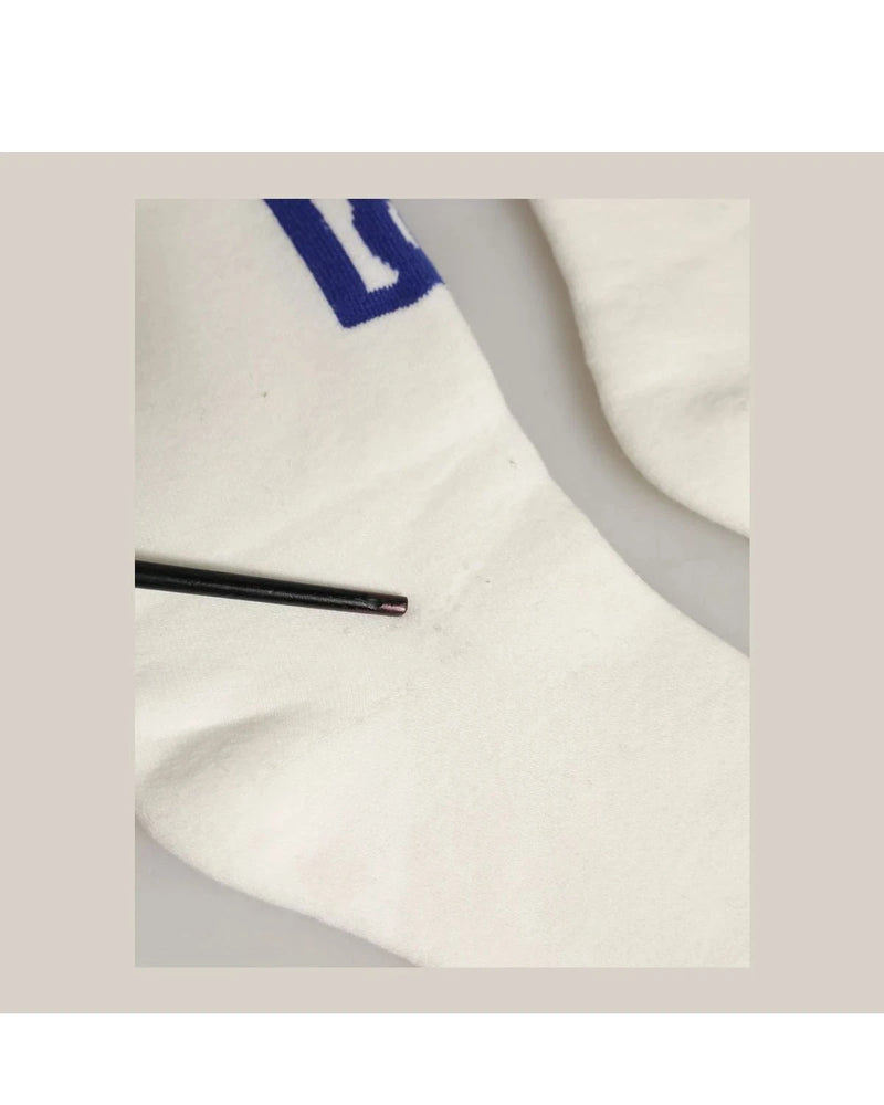 Dolce & Gabbana Crew Sock in white, Cotton — view 2