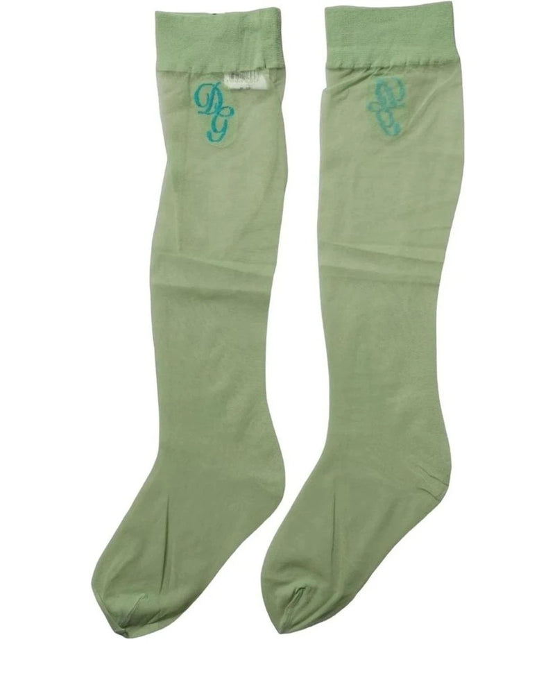 Dolce & Gabbana Knee Sock in green — view 2