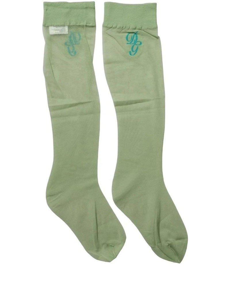 Dolce & Gabbana Knee Sock in green — view 4