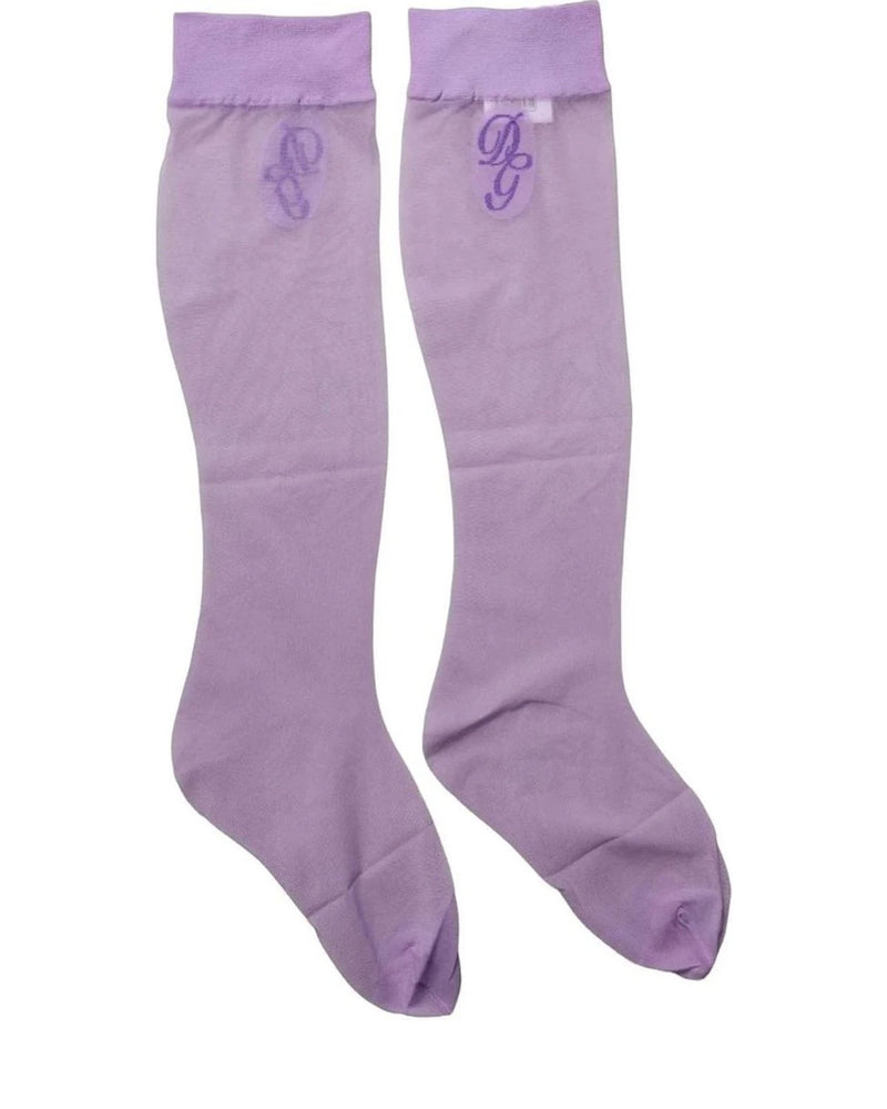Dolce & Gabbana Knee Sock in purple — view 2