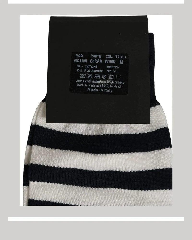 Dolce & Gabbana Crew Sock in black, Cotton — view 5