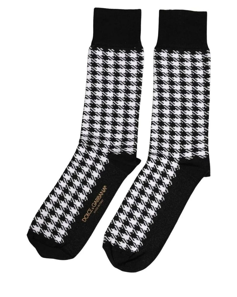 Dolce & Gabbana Crew Sock in black, Cotton — view 2