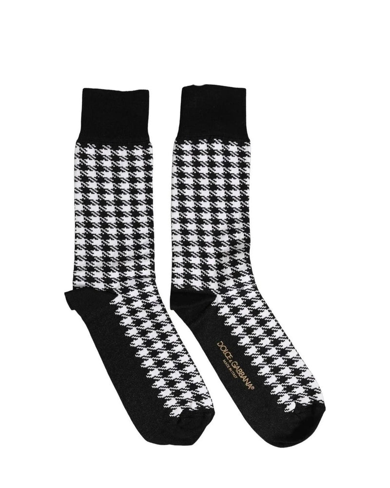 Dolce & Gabbana Crew Sock in black, Cotton — view 4