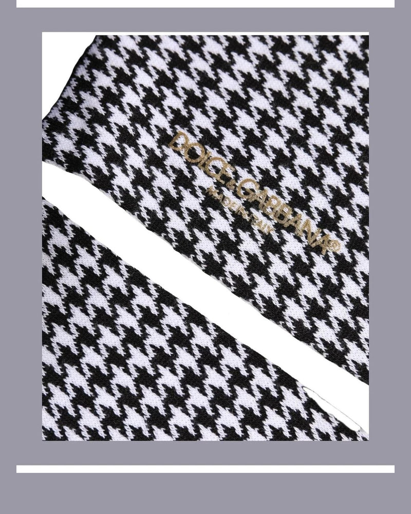 Dolce & Gabbana Crew Sock in black, Cotton