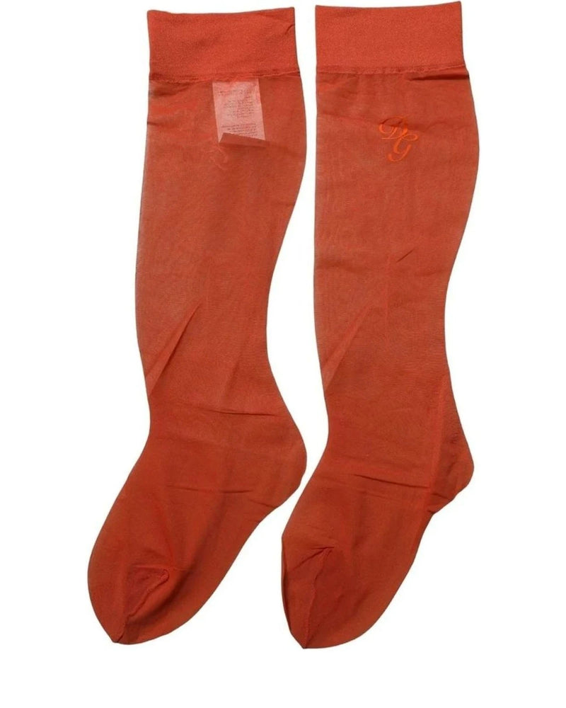 Dolce & Gabbana Knee Sock in orange — view 4