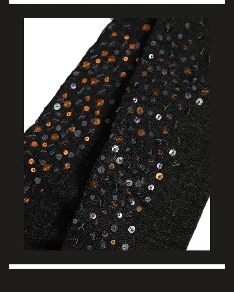 Dolce & Gabbana Knee Sock in gray, Wool