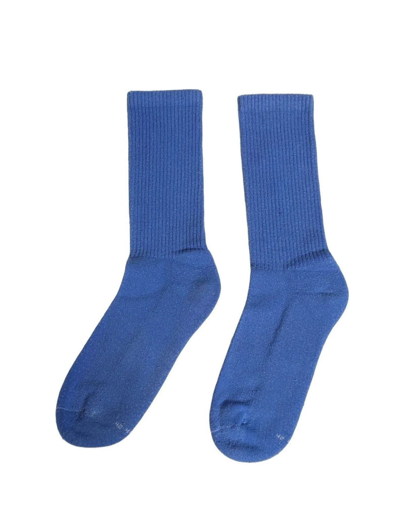 Dolce & Gabbana Crew Sock in blue, Cotton — view 2