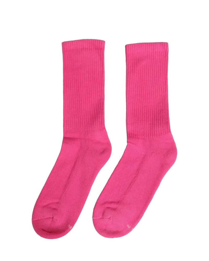 Dolce & Gabbana Crew Sock in pink, Cotton — view 2