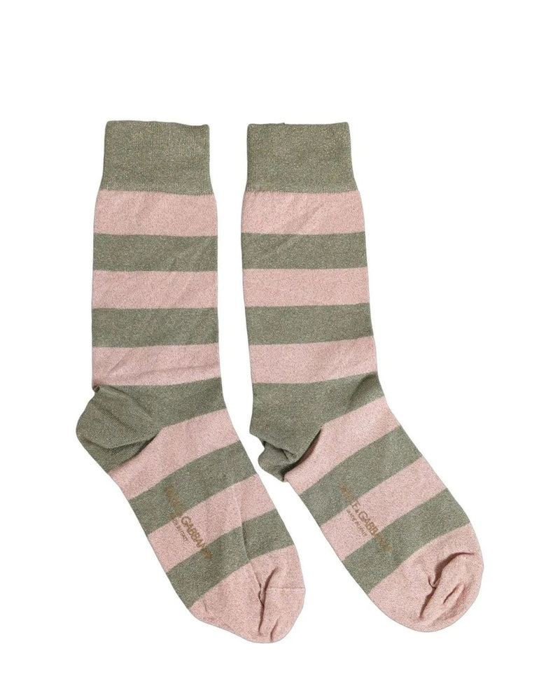 Dolce & Gabbana Crew Sock in gray, Viscose — view 3