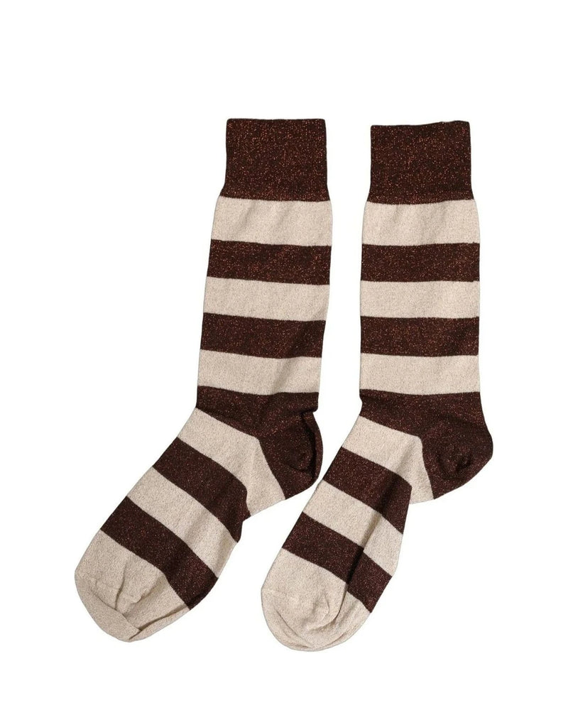 Dolce & Gabbana Crew Sock in brown, Viscose — view 2