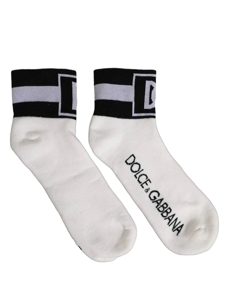 Dolce & Gabbana Ankle Sock in white — view 3