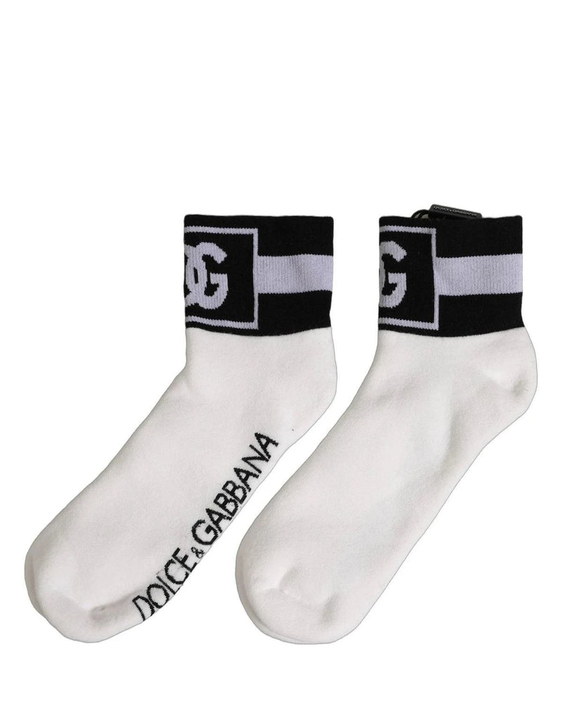 Dolce & Gabbana Ankle Sock in white — view 5