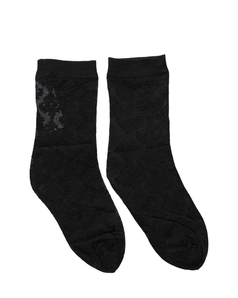 Dolce & Gabbana Ankle Sock in black, Nylon — view 3