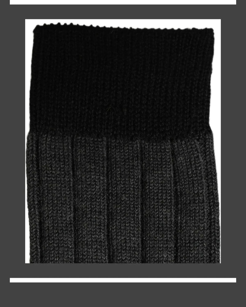 Dolce & Gabbana Knee Sock in gray, Wool — view 4