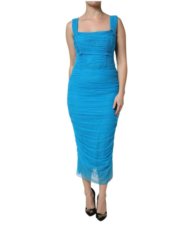 Dolce & Gabbana Dresse in blue, Nylon — view 2
