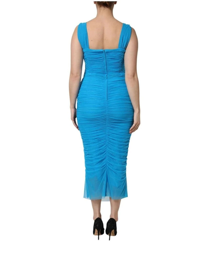 Dolce & Gabbana Dresse in blue, Nylon — view 5