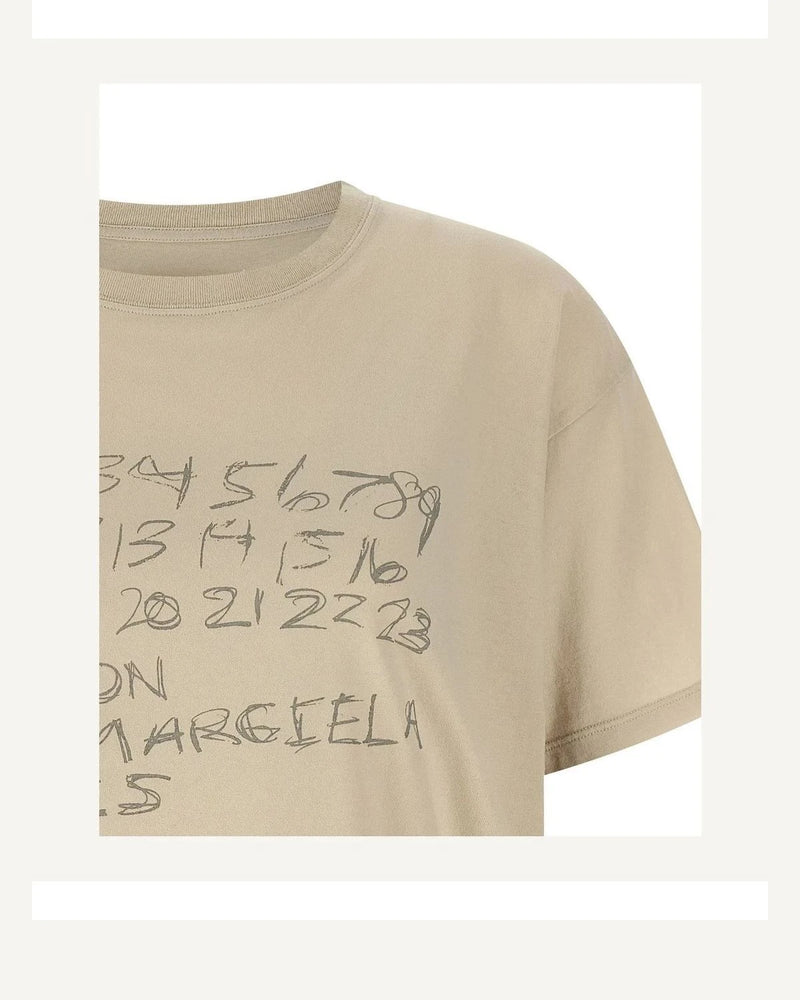 Maison Margiela T-Shirt in beige, Cotton — view 3