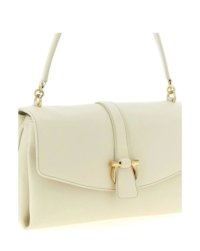 Ferragamo Shoulder Bag in white, Calfskin Leather — view 3