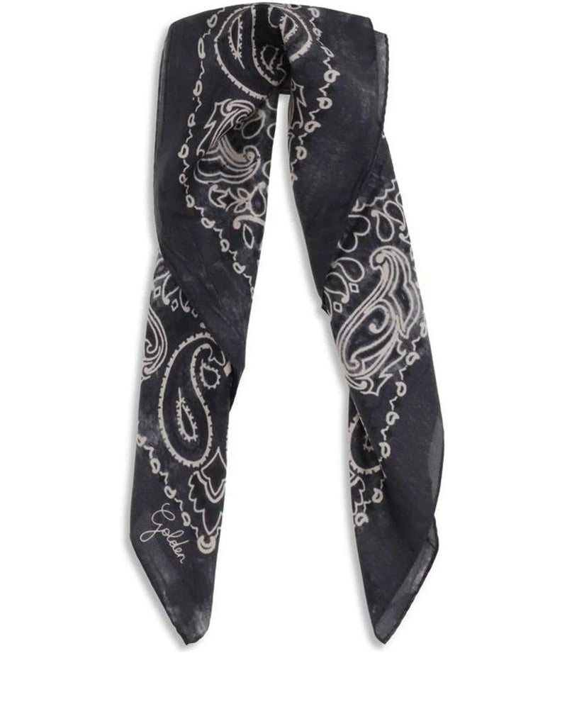 Golden Goose Scarves & Shawl in gray, Silk — view 2