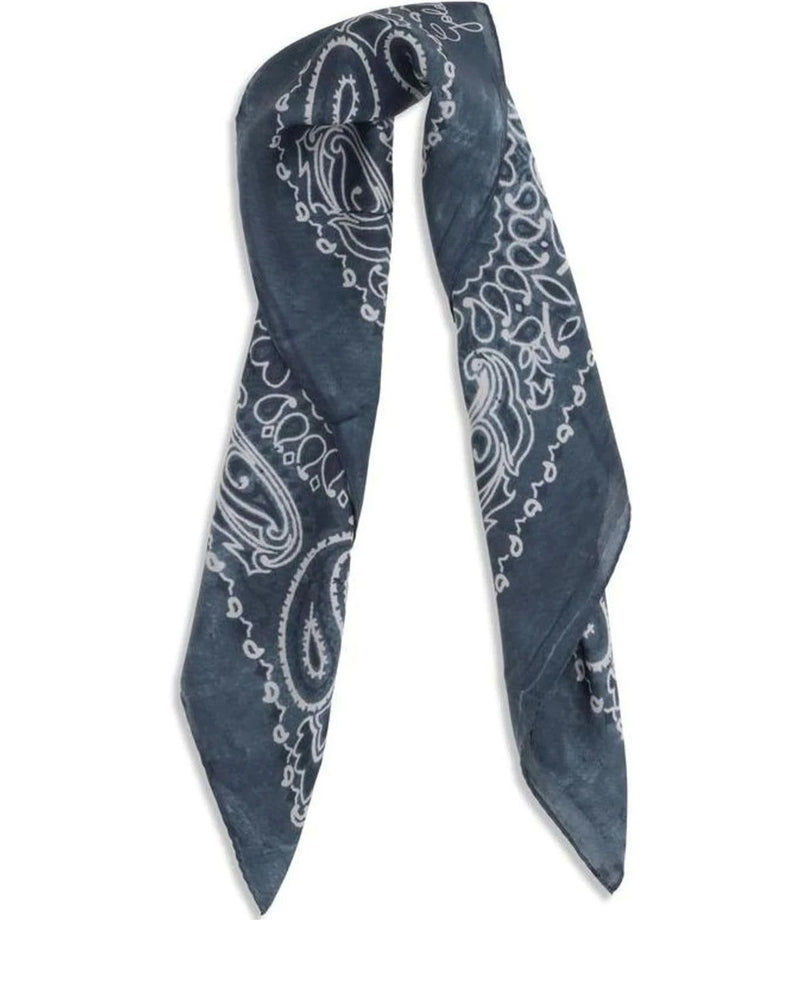 Golden Goose Scarves & Shawl in blue, Silk — view 2
