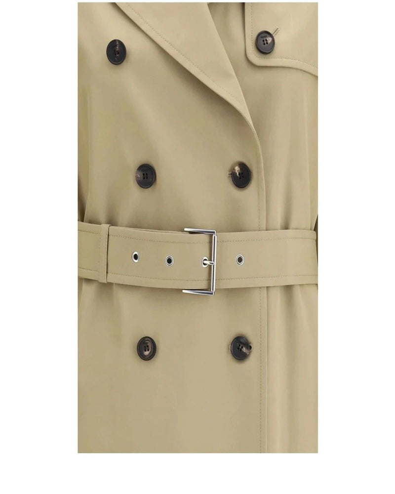 Fendi Trench Coat in beige, Cotton — view 3