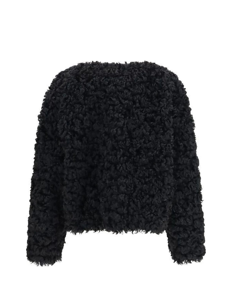 Kristina Ti Bolero Jacket in black, Polyester — view 2