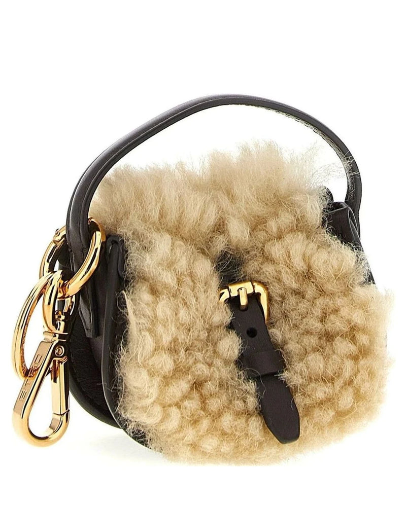 Etro Keychain in multicolor, Calfskin Leather — view 3