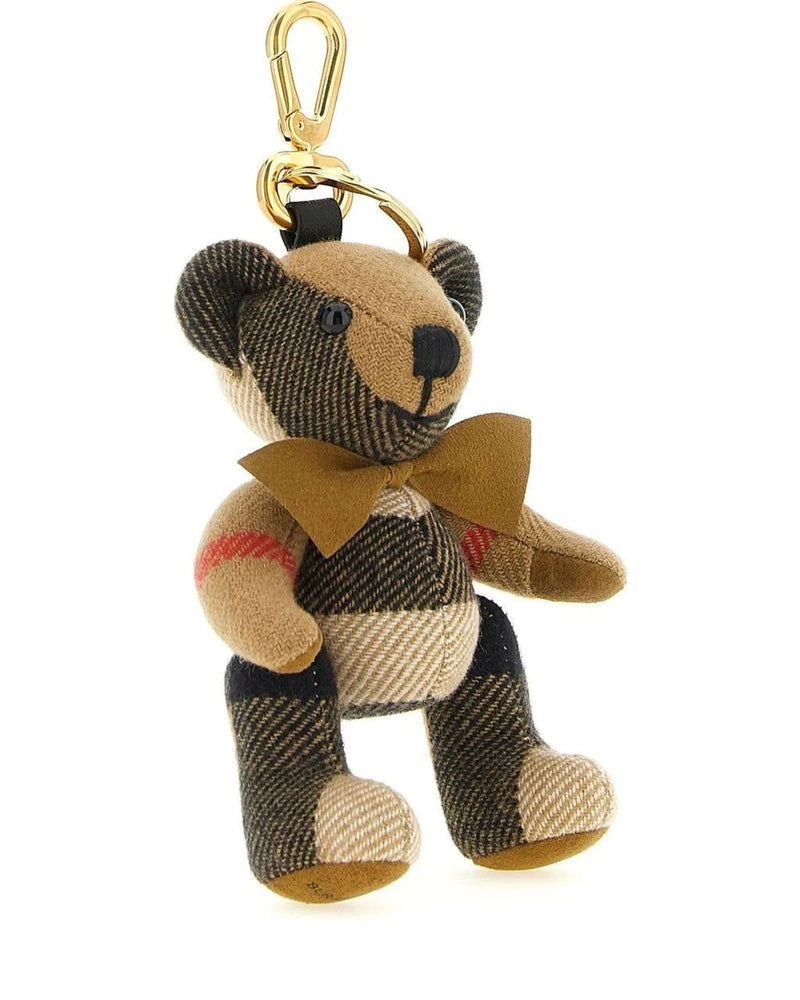 Burberry Keychain in beige, Cashmere — view 3
