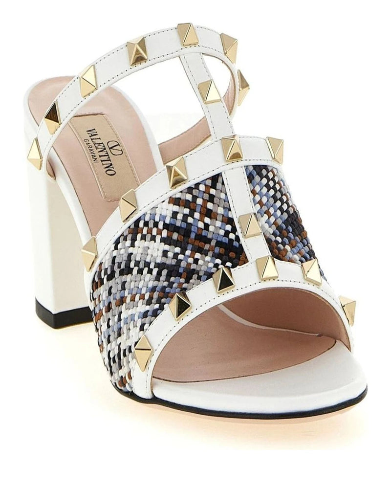 Valentino Garavani Sandals in white, Polyester — view 2