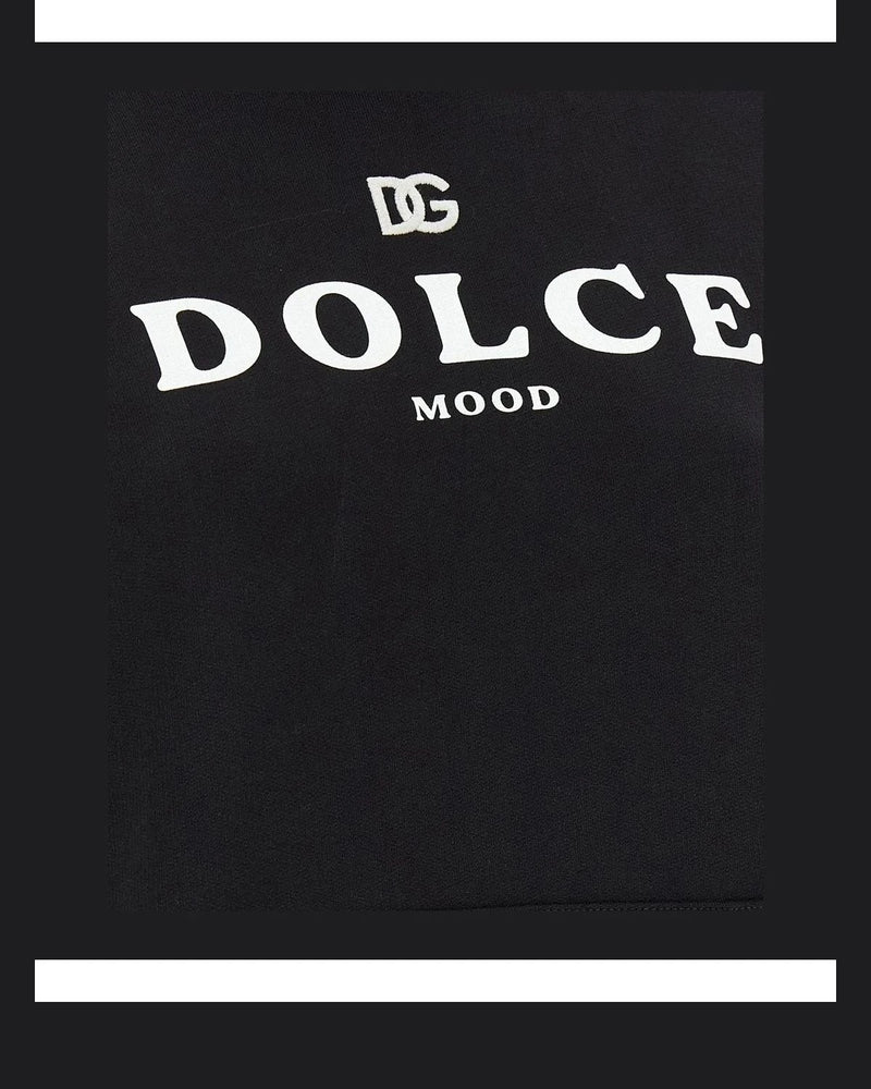 Dolce & Gabbana Hoodie in black, Cotton — view 4