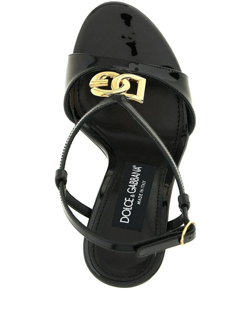 Dolce & Gabbana Sandals in black, Calfskin Leather — view 4