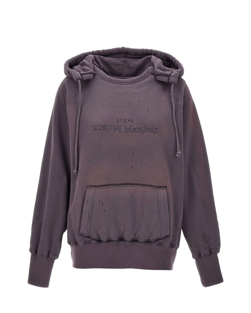 Maison Margiela Hoodie in purple, Cotton