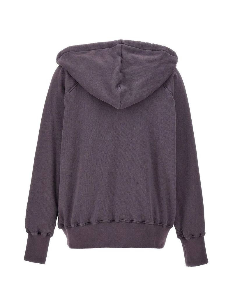 Maison Margiela Hoodie in purple, Cotton — view 2