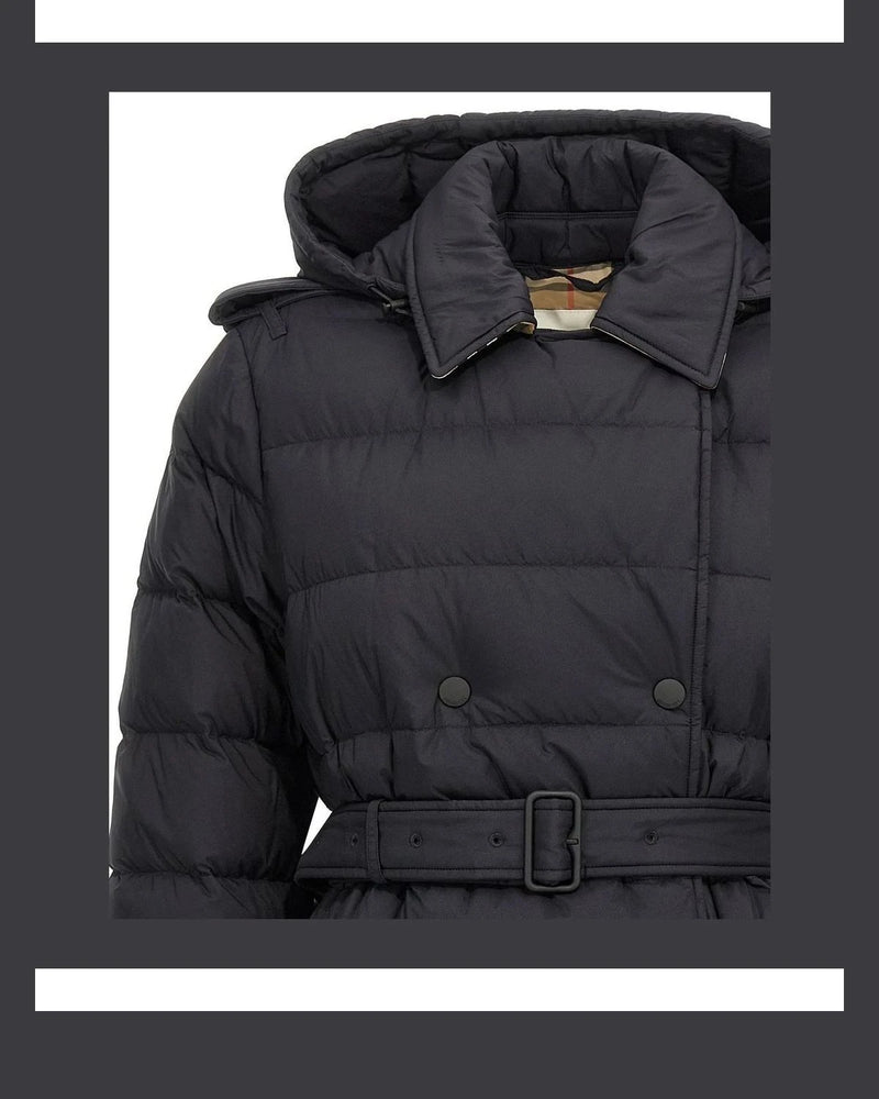 Burberry Puffer Jacket in black, Polyamide — view 4