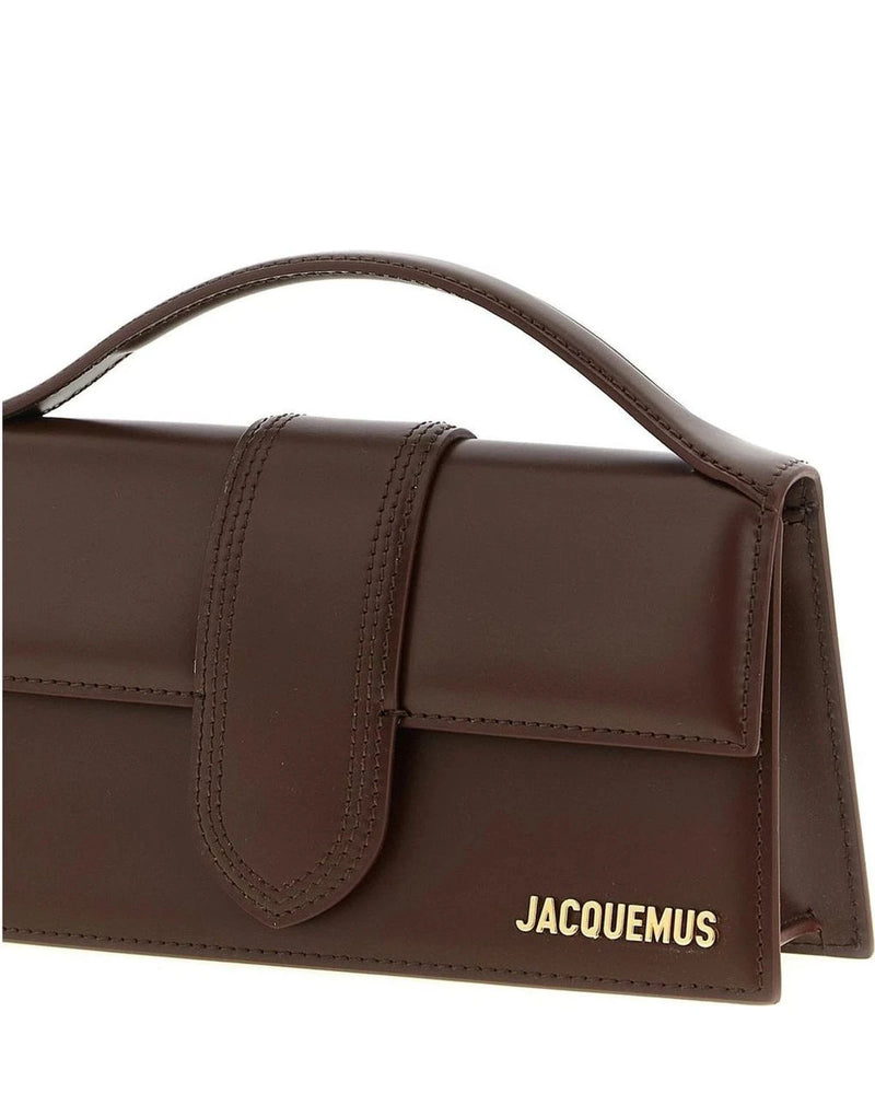 Jacquemus Satchel Bag in brown, Calfskin Leather — view 3