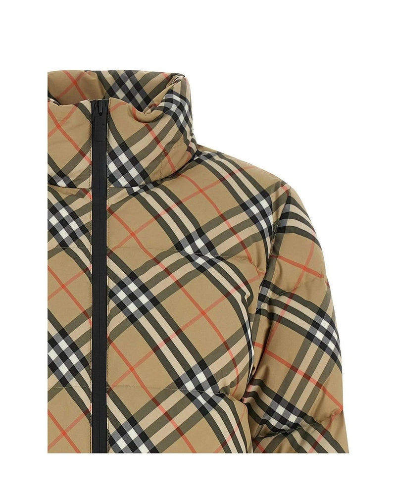 Burberry Puffer Jacket in beige, Polyester — view 3