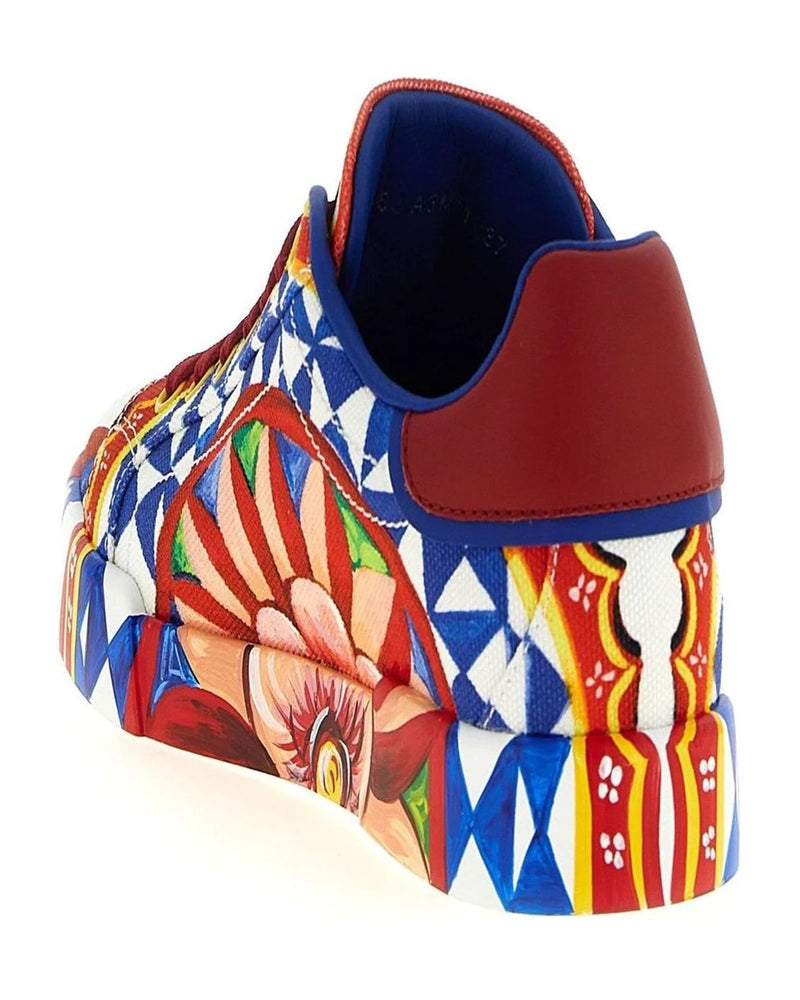 Dolce & Gabbana Sneakers in multicolor, Cotton — view 3