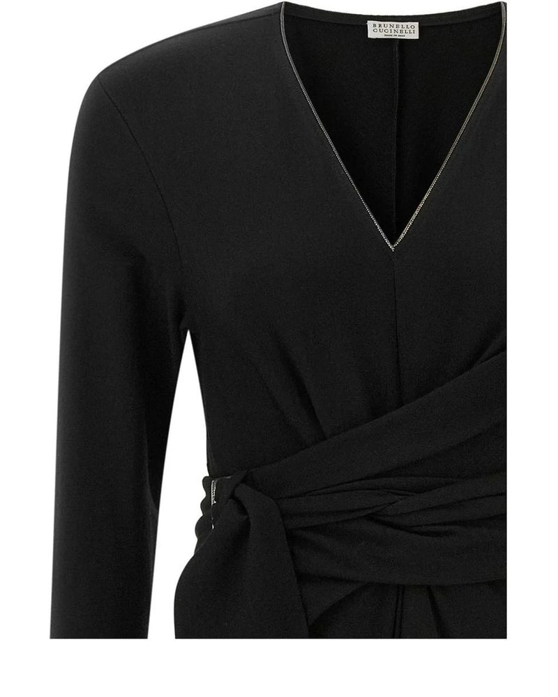 Brunello Cucinelli Dresse in black, Virgin Wool — view 3