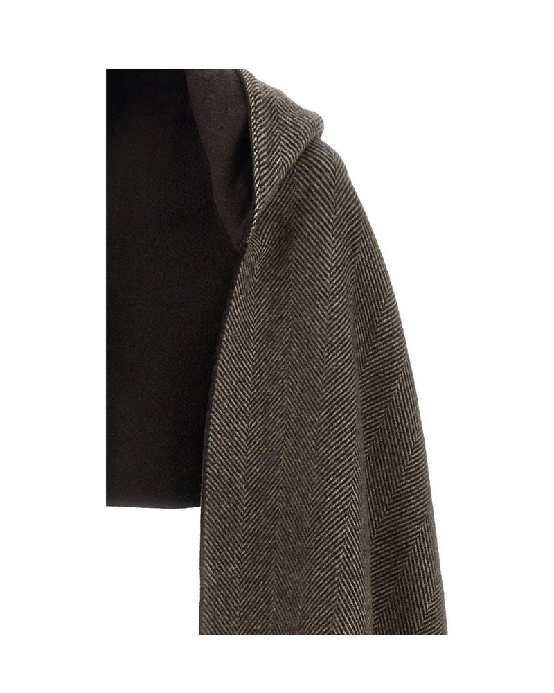 Brunello Cucinelli Scarves & Shawl in brown, Cashmere — view 4